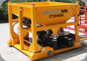 CT2400 Concrete Surge Silo rail equipment