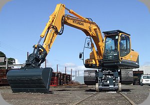 Hi-Rail Excavators rail equipment