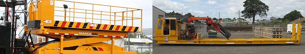 Manco Rail specialist rail equipment on track